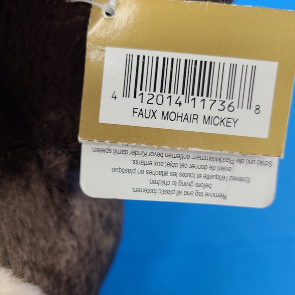 Disney Store Faux Mohair Deluxe Mickey Mouse Plush - Picture 6 of 6